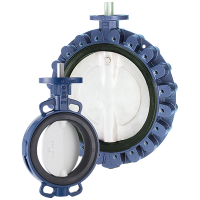 Keystone-K-optiSeal figure 1417 butterfly valve manual actuator